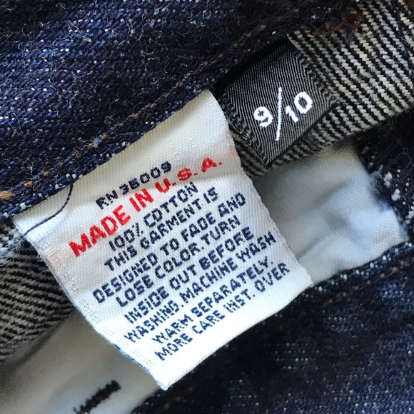 VTG Calvin Klein High Waisted Denim Skirt - Picture 4 of 4